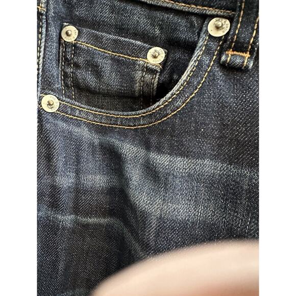 Rag & Bone Dre In BEVERLYS Dark Blue Wash Skinny Jeans Sz 24 ~ Preowned0 - Picture 9 of 16